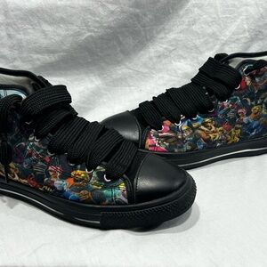 Fortnite High-Top Sneakers with Black Laces